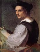 Andrea del Sarto Man portrait oil painting on canvas